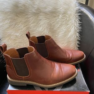 Size 6 boys cognac color dress boots